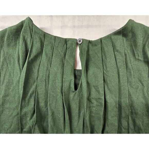 Madewell Sleeveless Crewneck Bubble Top Summit Green L NWT - Picture 5 of 12